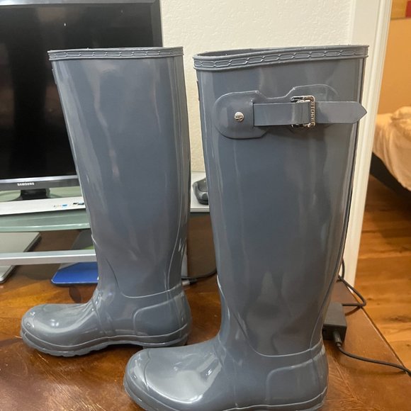 Hunter Tall Glossy Boots - Picture 4 of 5